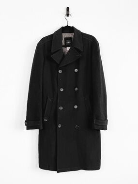 Super Rare Y2K Costume National CNC Wool Double Breasted Coat